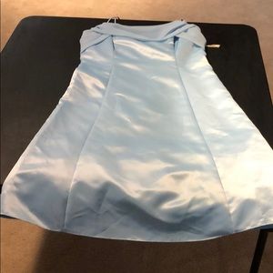 Sky blue dress